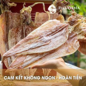 Mực khô Cô Tô Dasavina luôn được thực khách tin tưởng sử dụng