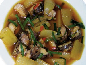 Cá lóc kho bầu ngon lạ miệng